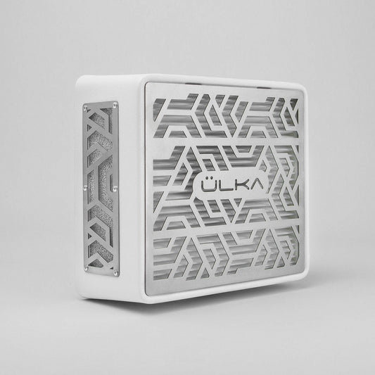 ULKA Premium White Nail Dust Collector Lunali Nail Supply