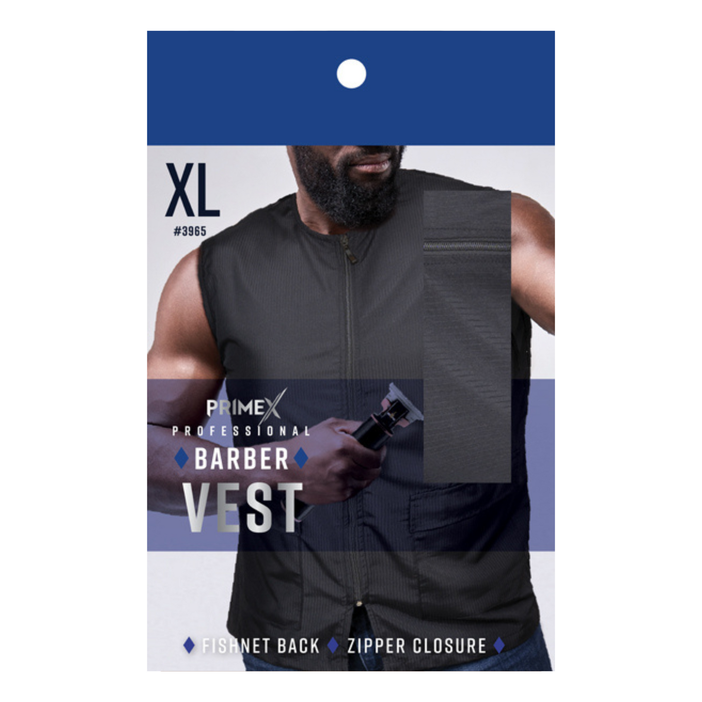 PrimeX Barber Vest XL, Black Annie International, Inc.