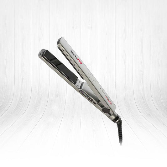 BaByliss PRO 2091E Ionic Titanium Hair Straightener - Professional Quality, Reduced Frizz & Enhanced Shine Beauty Care Bag