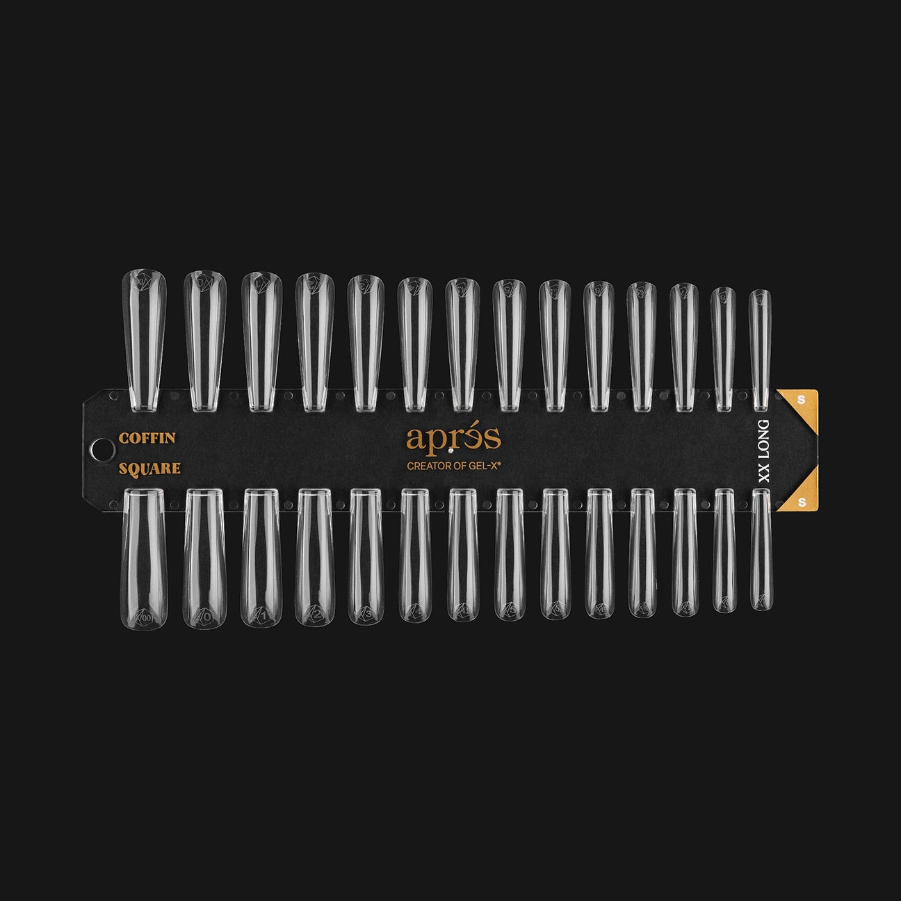 Gel-X Tip Swatch Sculpted Coffin/Square XX Long Lunali Nail Supply