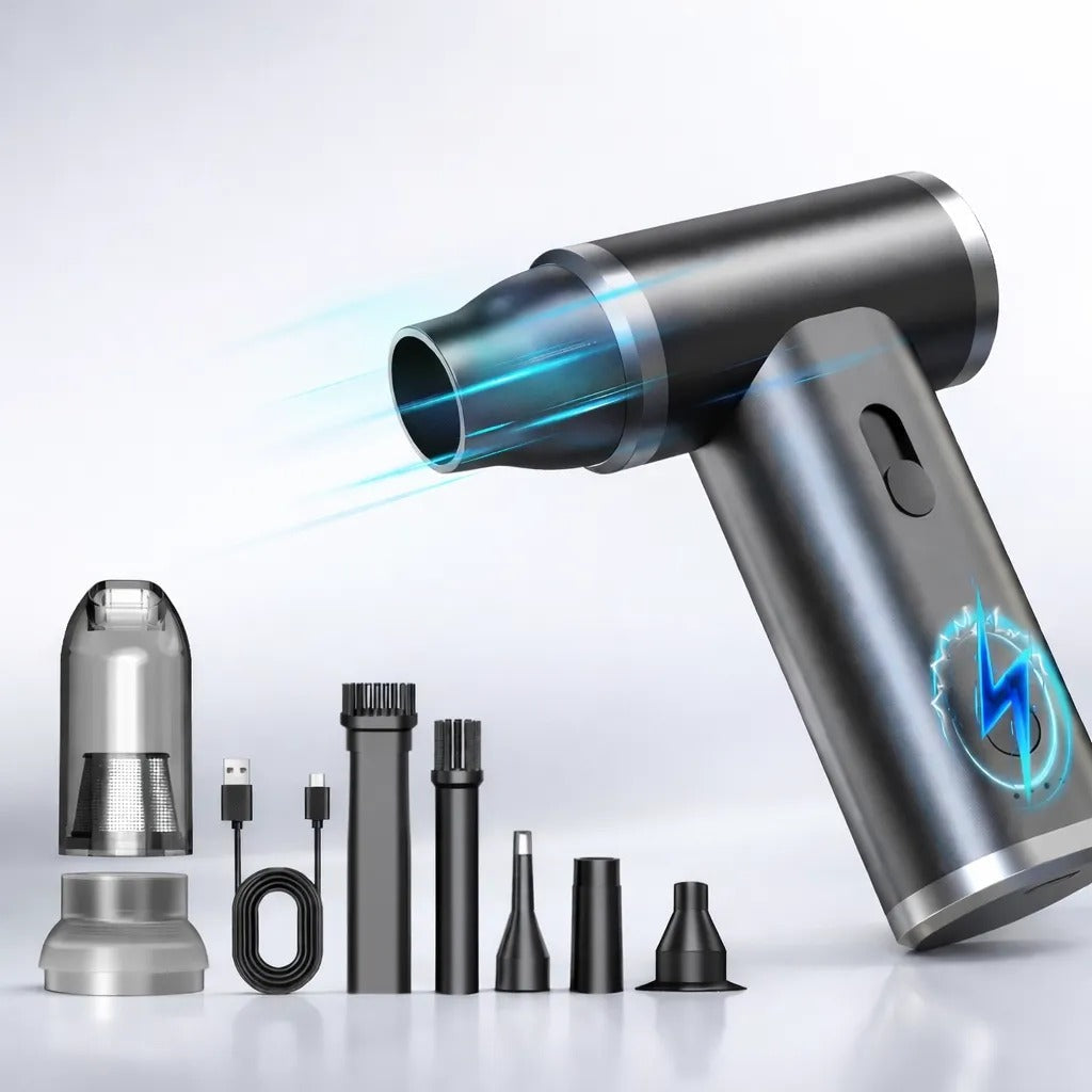 Rechargeable Handheld Electric Air Duster 125000 RPM Powerful Blower Teskay