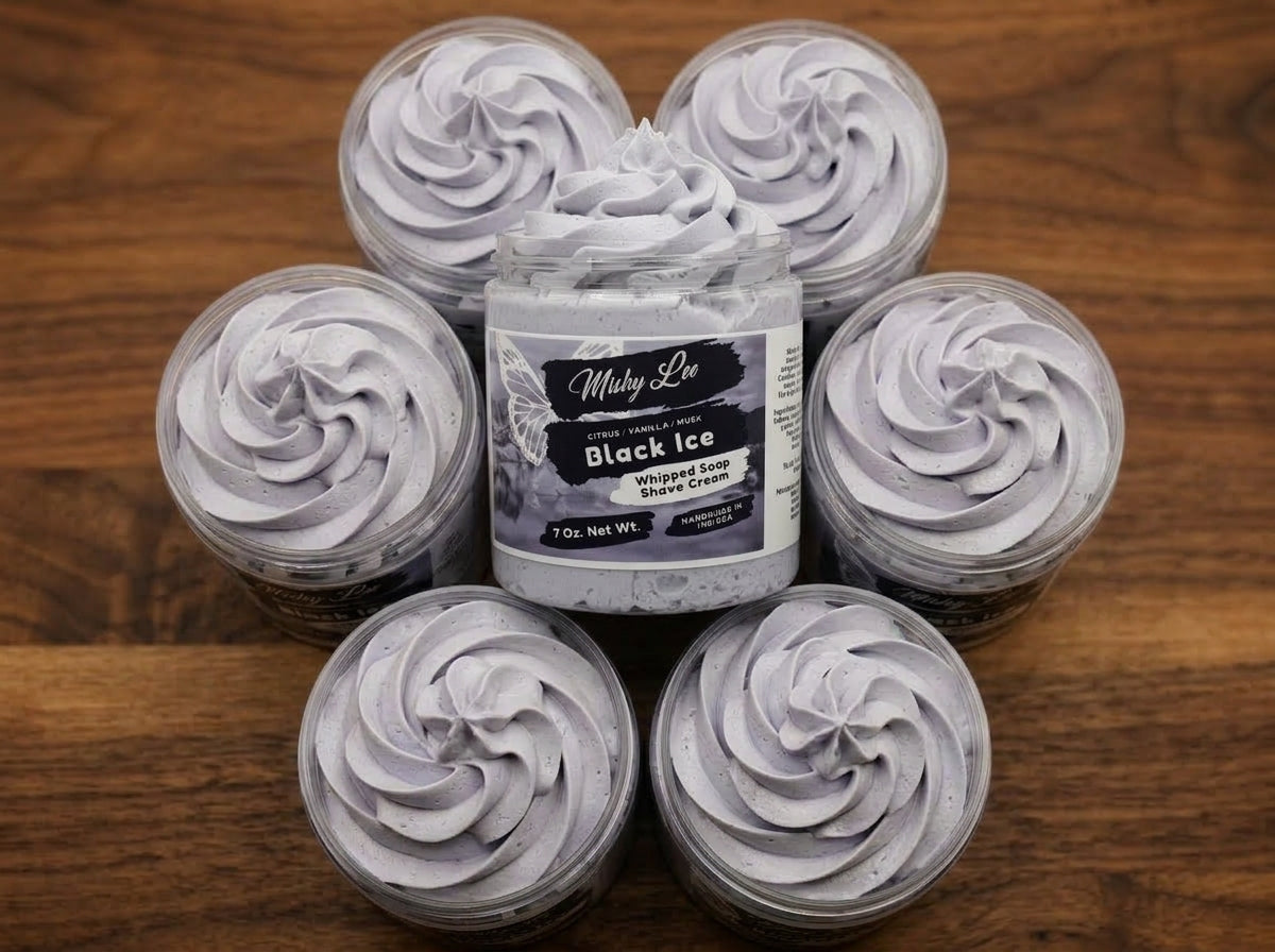 Black Ice Men's Whipped Soap and Shave Cream Mishy Lee Boutique