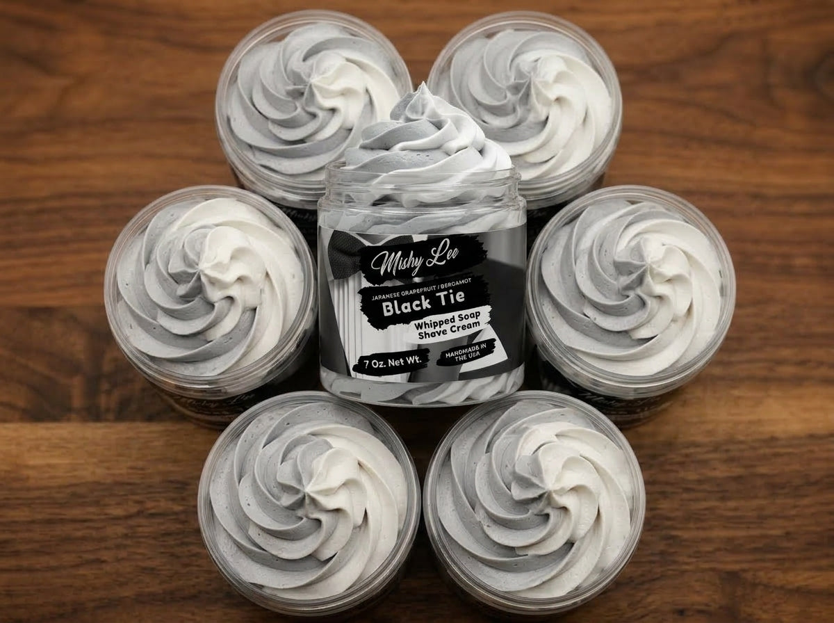 Black Tie Men's Whipped Soap and Shave Cream Mishy Lee Boutique