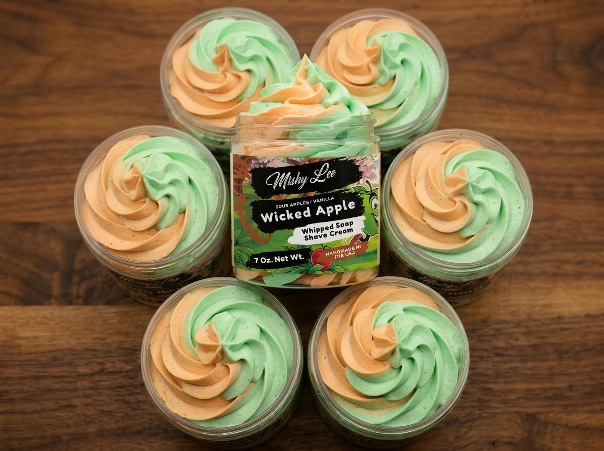Wicked Apple Whipped Soap and Shave Cream Mishy Lee Boutique