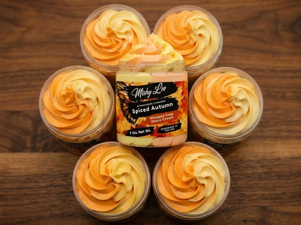 Spiced Autumn Whipped Soap and Shave Cream Mishy Lee Boutique