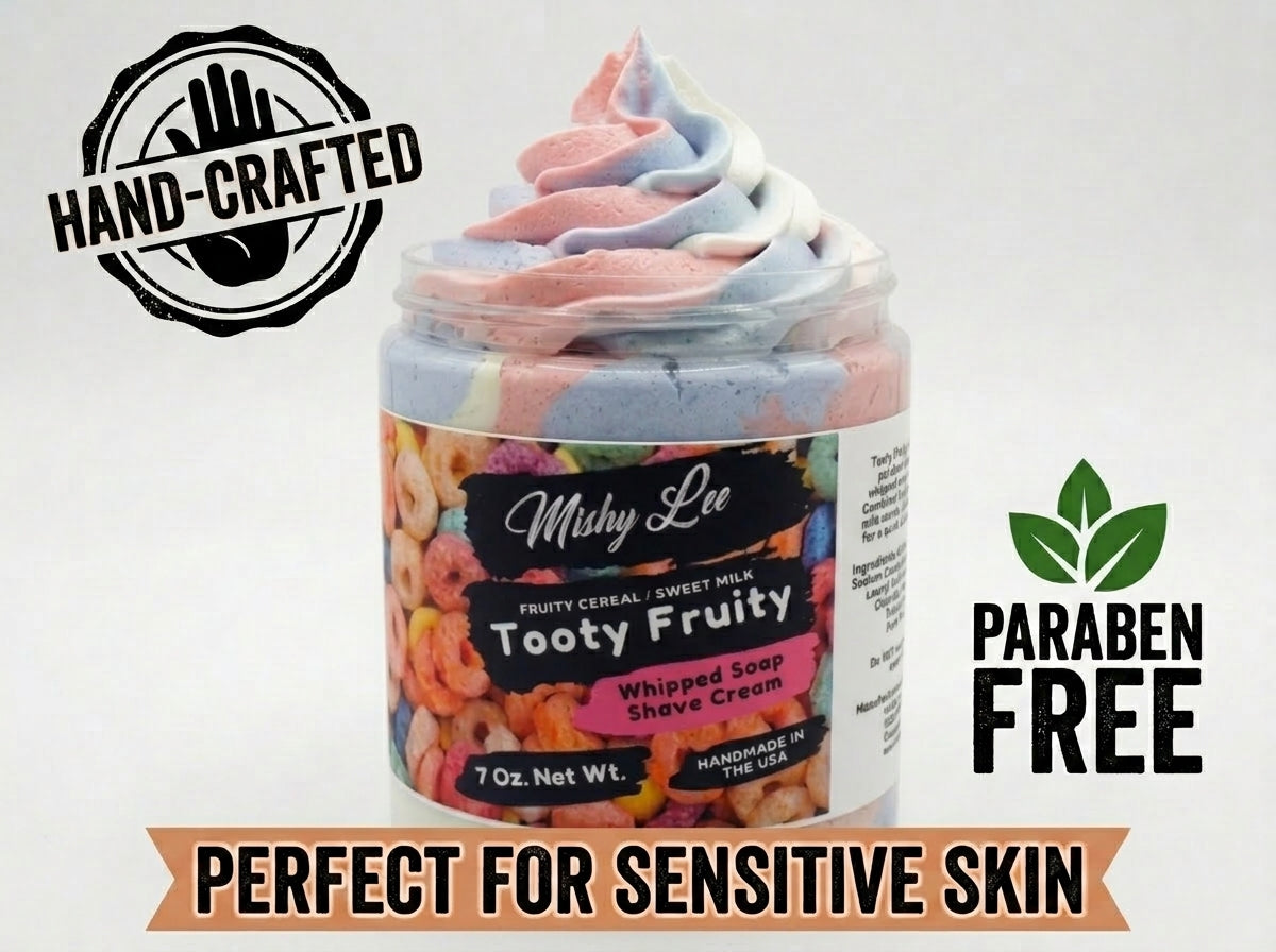 Tooty Fruity Whipped Soap and Shave Cream Mishy Lee Boutique