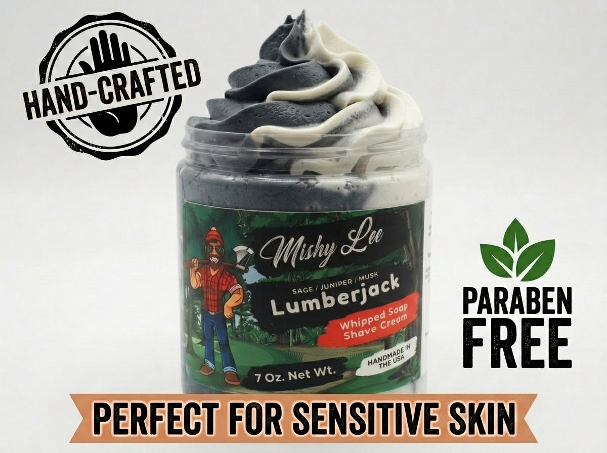 Lumberjack Men's Whipped Soap and Shave Cream Mishy Lee Boutique
