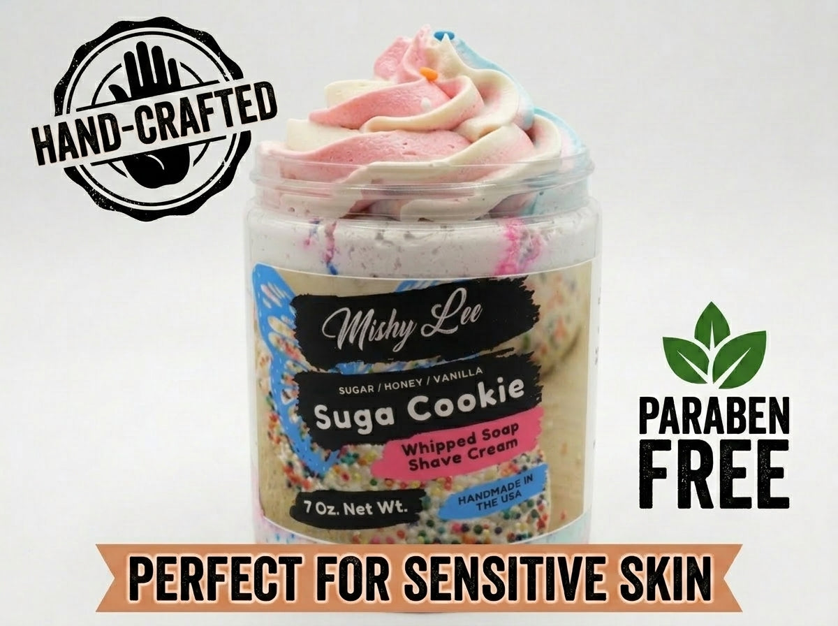 Suga Cookie Whipped Soap and Shave Cream Mishy Lee Boutique