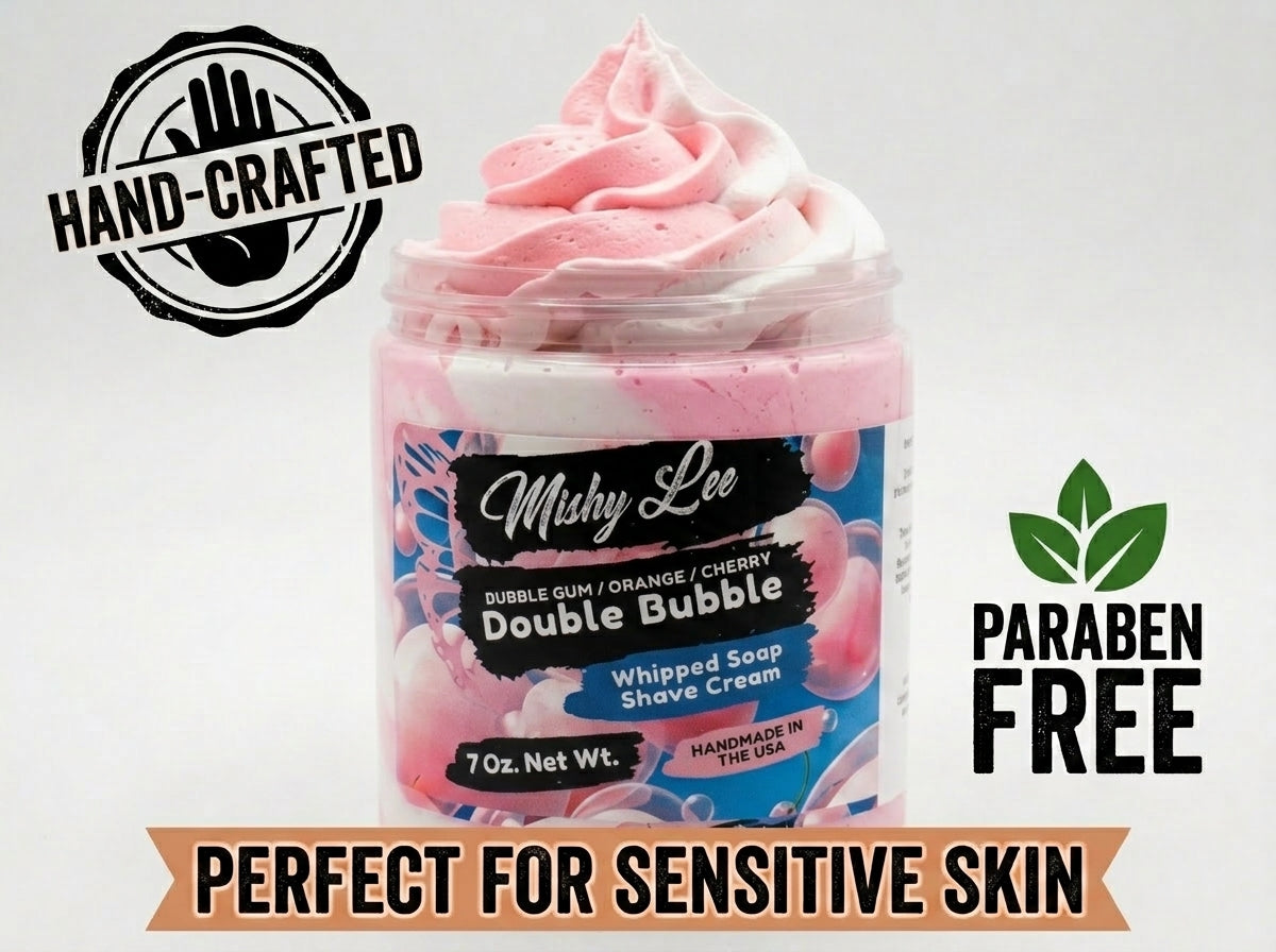Double Bubble Whipped Soap and Shave Cream Mishy Lee Boutique