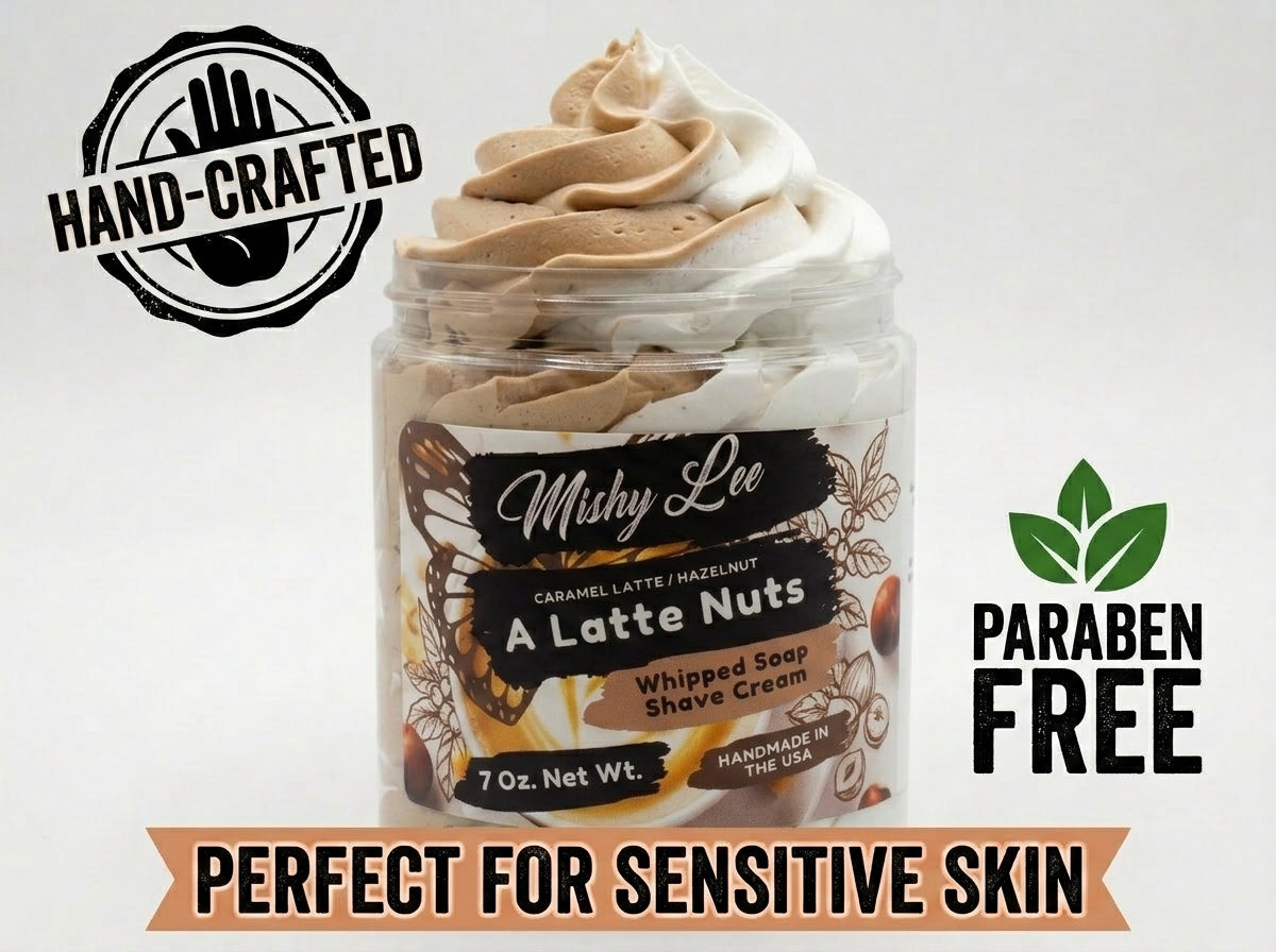 A Latte Nuts Whipped Soap and Shave Cream Mishy Lee Boutique