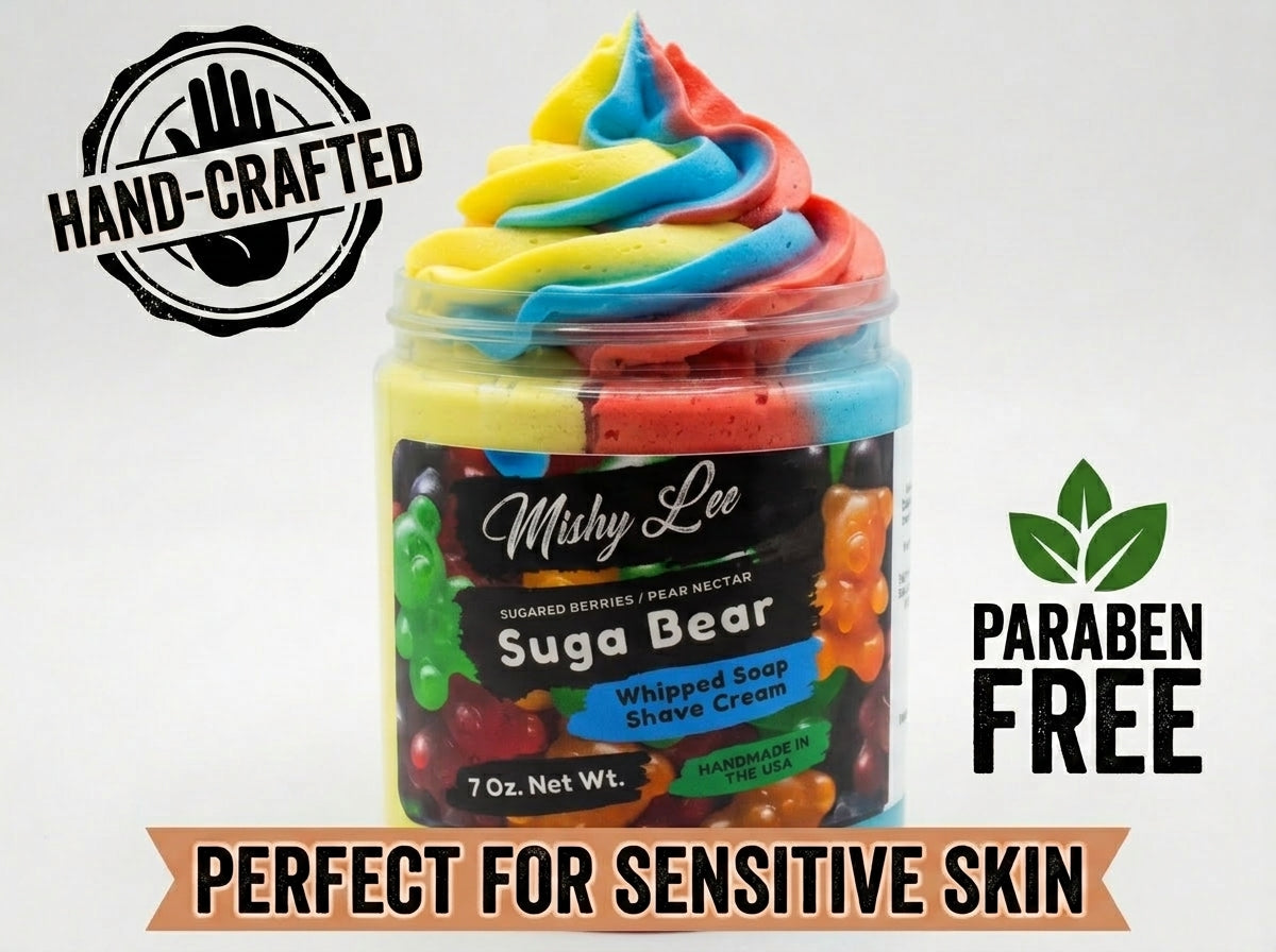 Suga Bear Whipped Soap and Shave Cream Mishy Lee Boutique