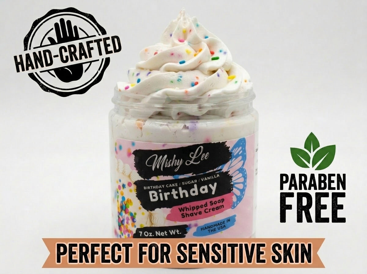 Birthday Whipped Soap and Shave Cream Mishy Lee Boutique