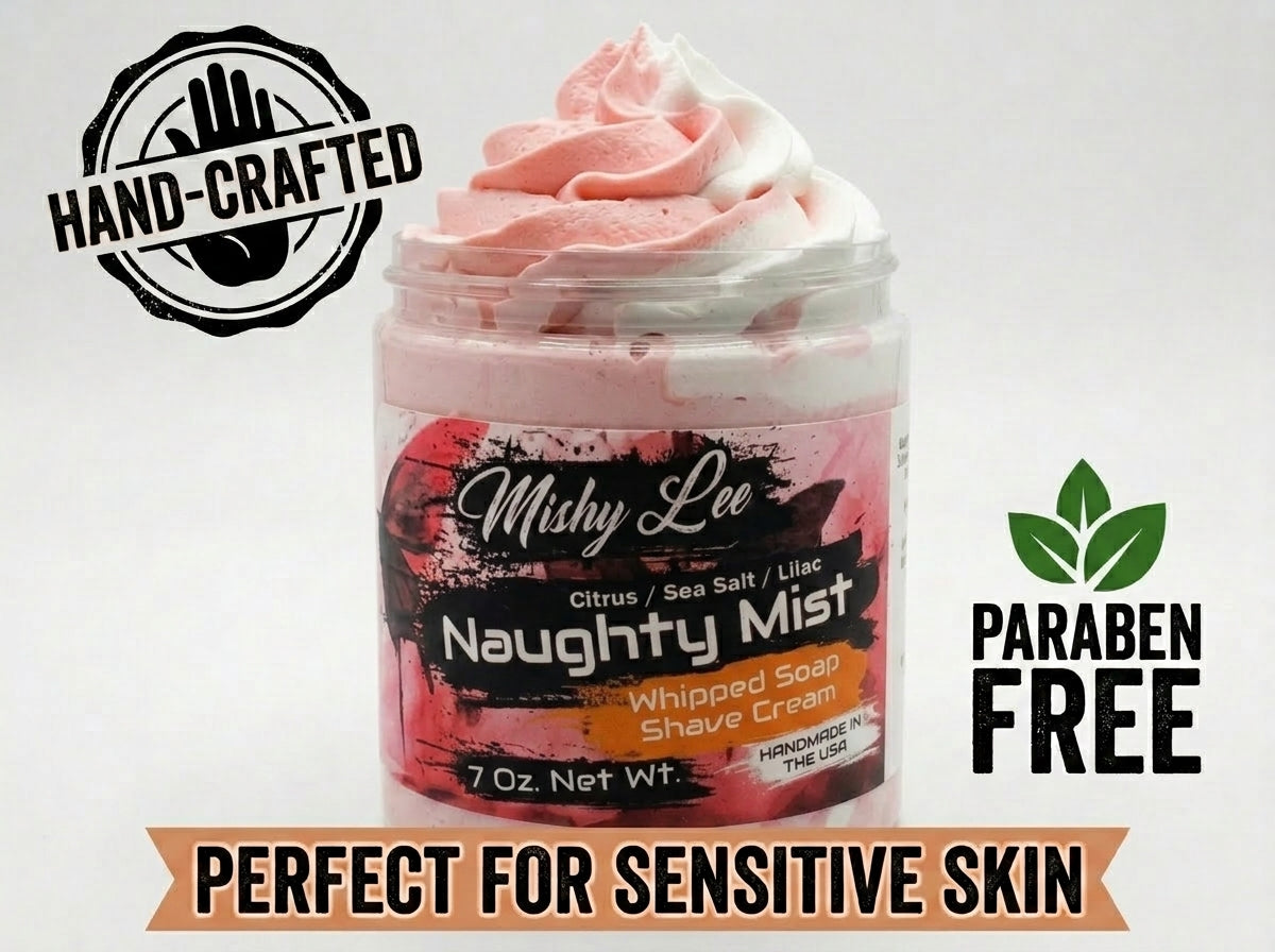 Naughty Mist Whipped Soap and Shave Cream Mishy Lee Boutique