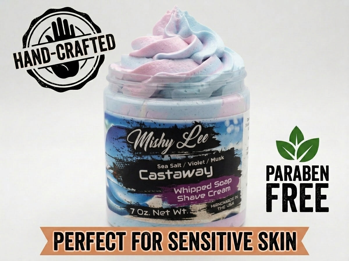 Castaway Whipped Soap and Shave Cream Mishy Lee Boutique