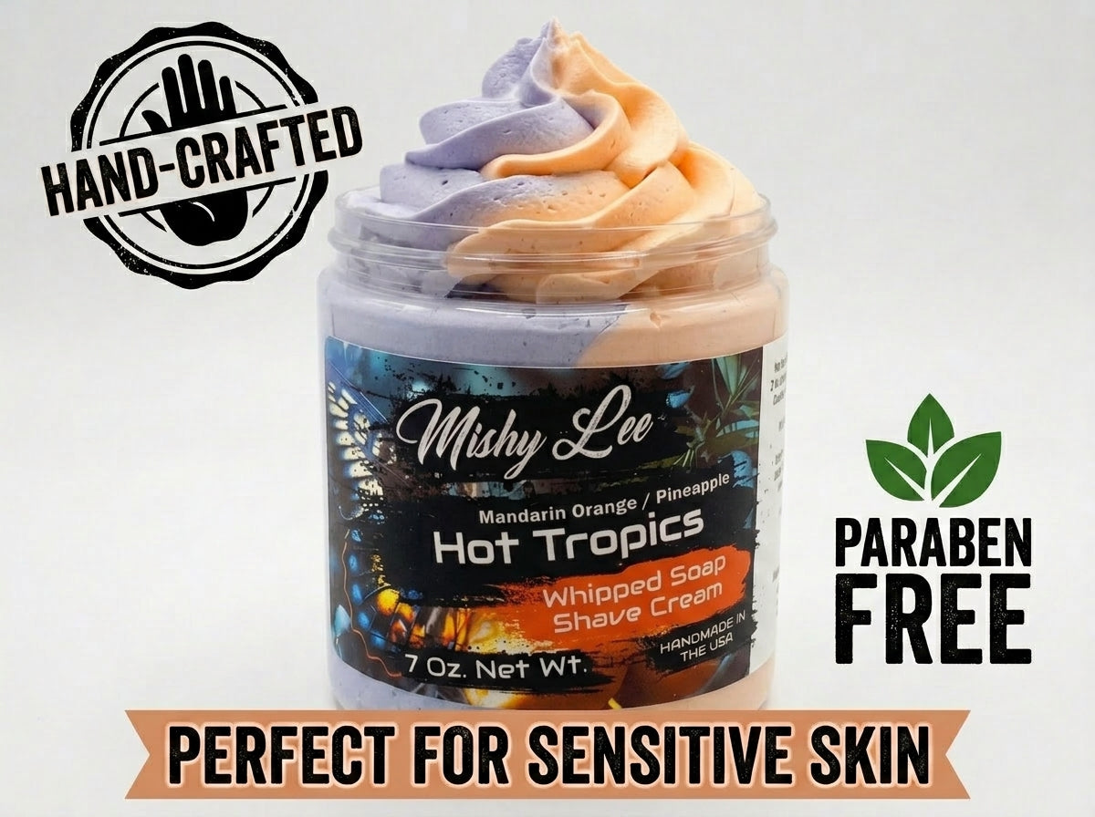 Hot Tropics Whipped Soap and Shave Cream Mishy Lee Boutique