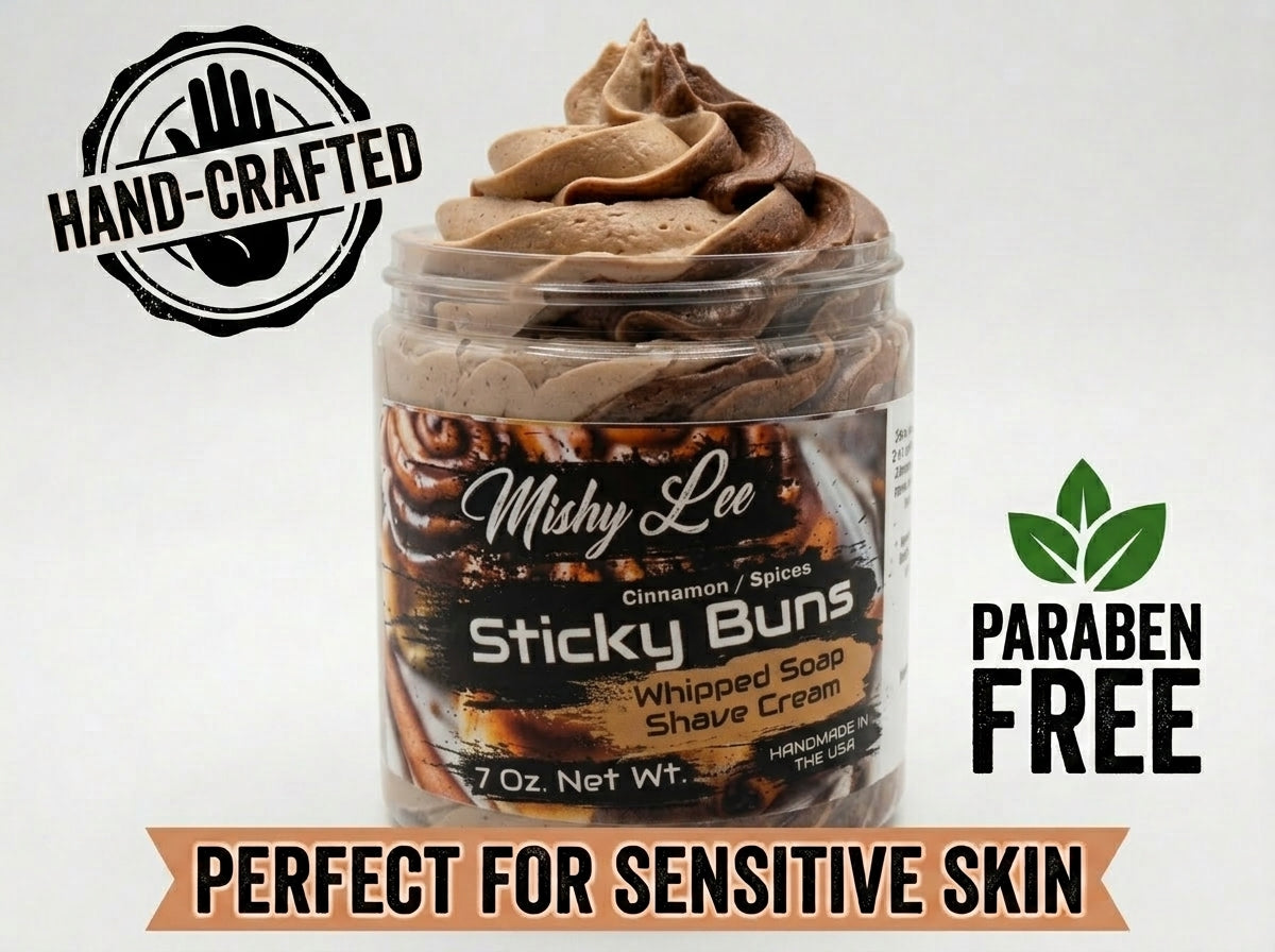Sticky Buns Whipped Soap and Shave Cream Mishy Lee Boutique