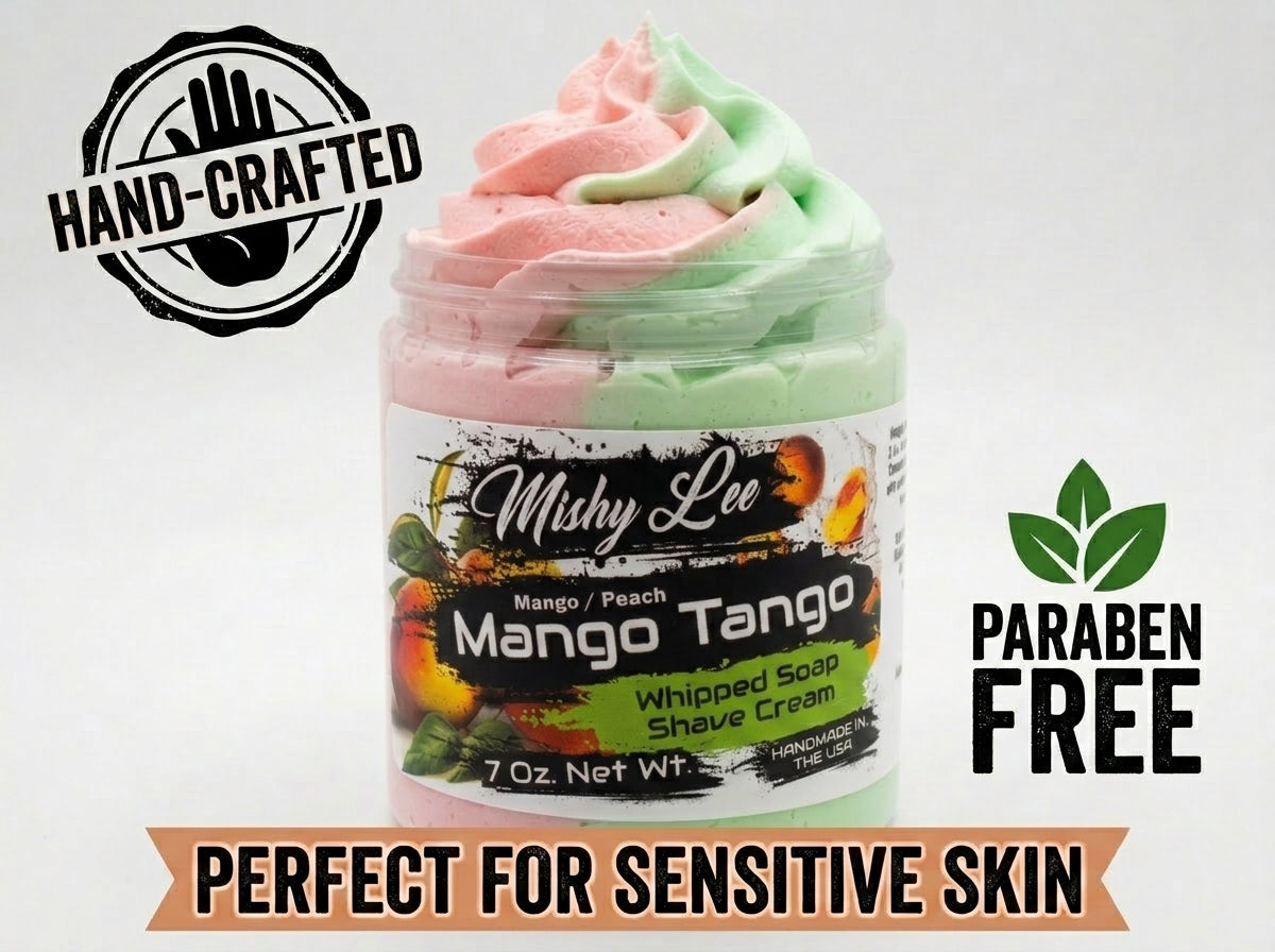 Mango Tango Whipped Soap and Shave Cream Mishy Lee Boutique