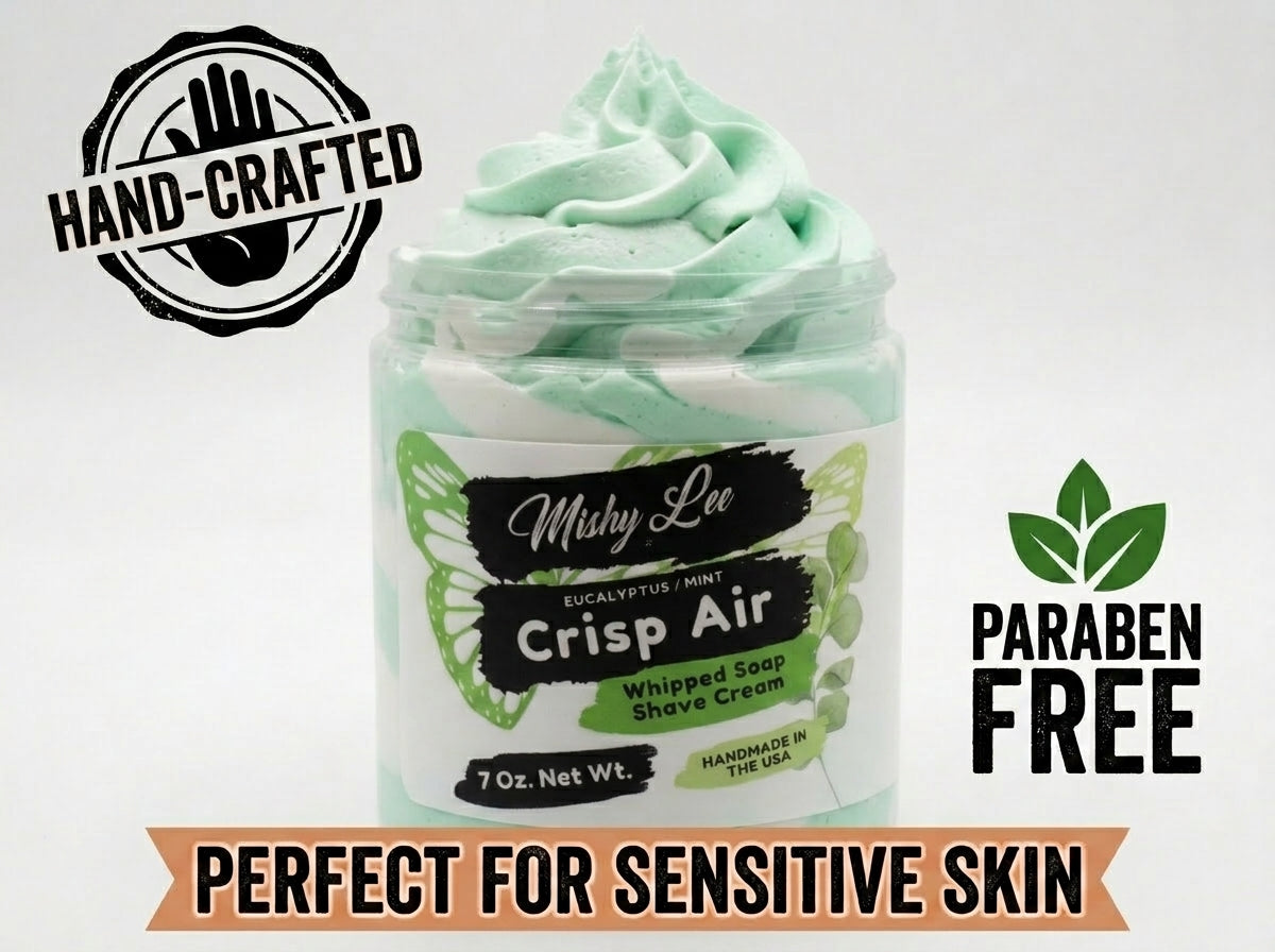 Crisp Air Whipped Soap and Shave Cream Mishy Lee Boutique