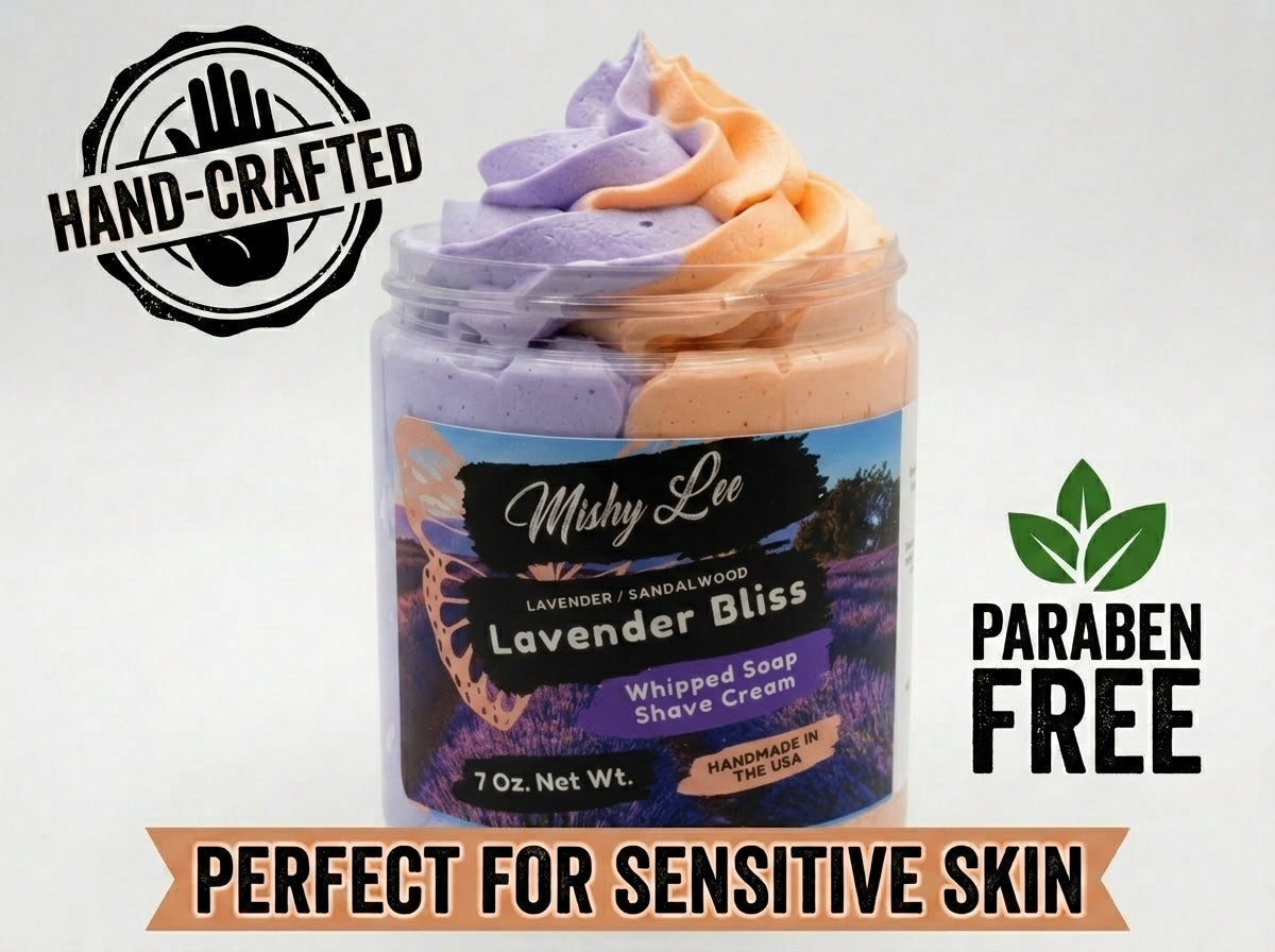 Lavender Bliss Whipped Soap and Shave Cream Mishy Lee Boutique