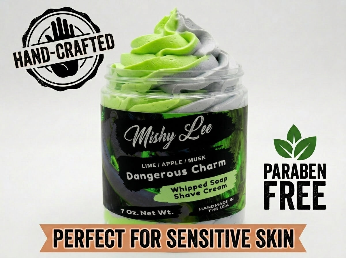 Dangerous Charm Men's Whipped Soap and Shave Cream Mishy Lee Boutique