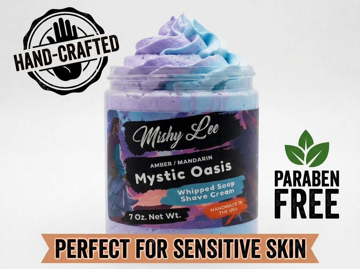 Mystic Oasis Men's Whipped Soap and Shave Cream Mishy Lee Boutique