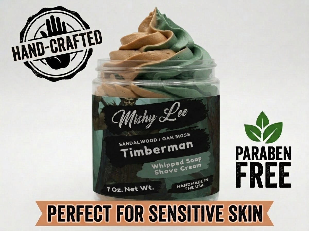 Timberman Men's Whipped Soap and Shave Cream Mishy Lee Boutique