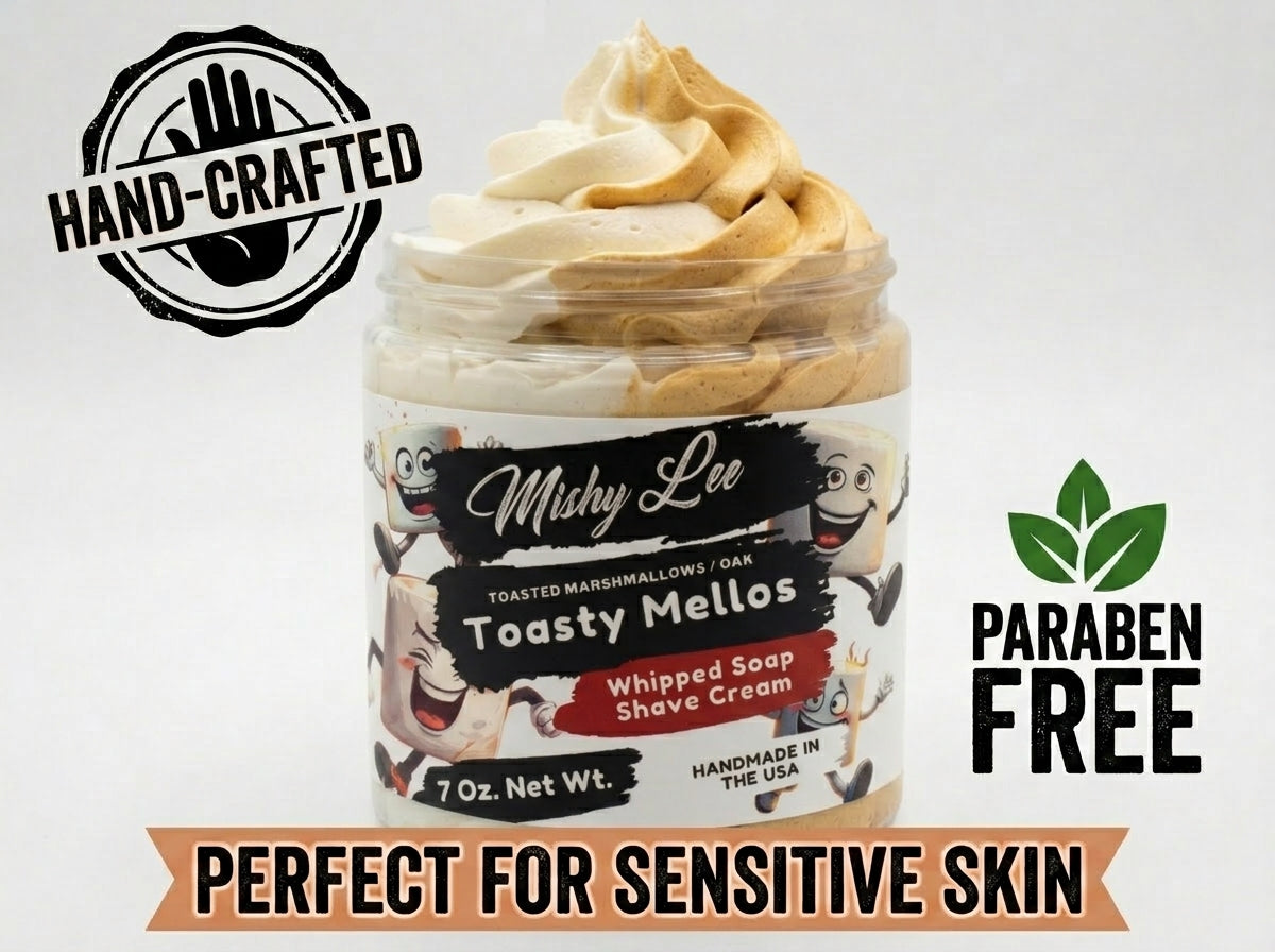 Toasty Mellos Whipped Soap and Shave Cream Mishy Lee Boutique