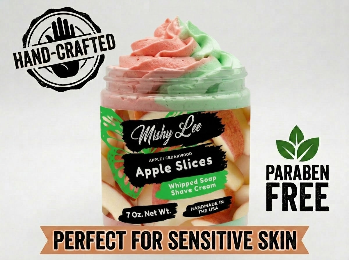 Apple Slices Whipped Soap and Shave Cream Mishy Lee Boutique