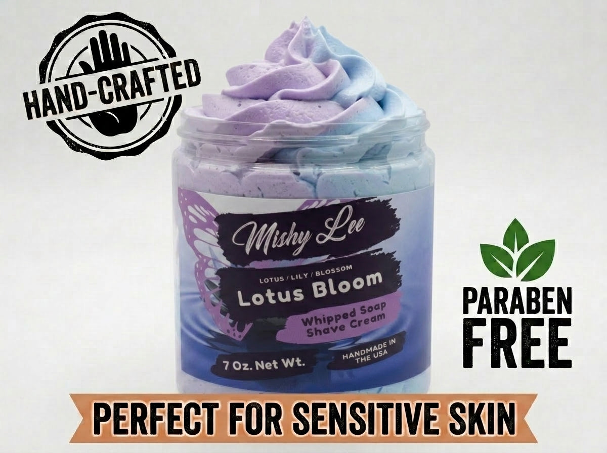 Lotus Bloom Whipped Soap and Shave Cream Mishy Lee Boutique