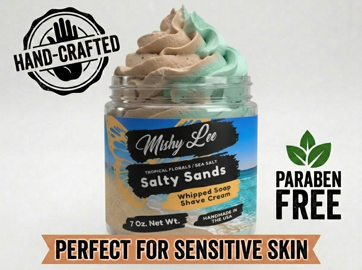 Salty Sands Whipped Soap and Shave Cream Mishy Lee Boutique