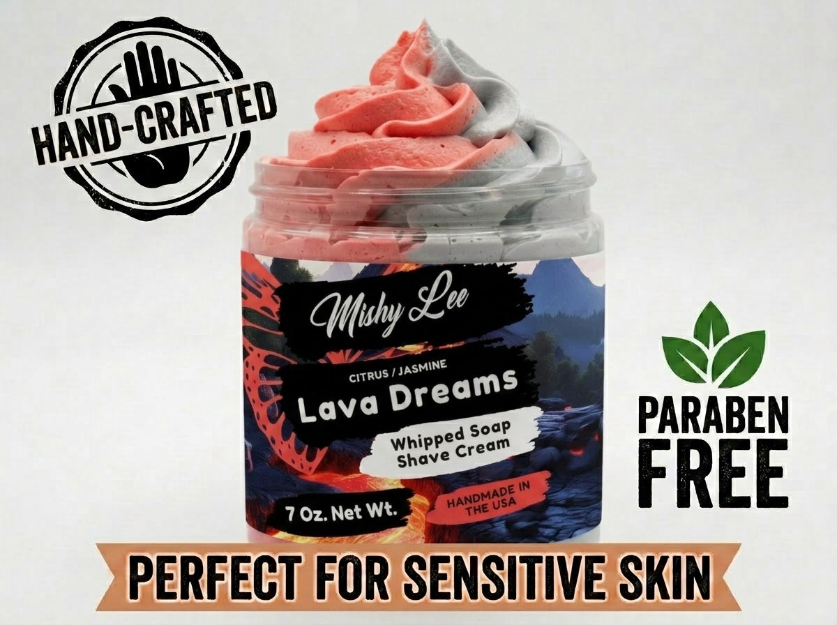 Lava Dreams Whipped Soap and Shave Cream Mishy Lee Boutique