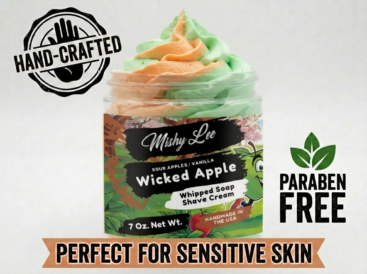 Wicked Apple Whipped Soap and Shave Cream Mishy Lee Boutique