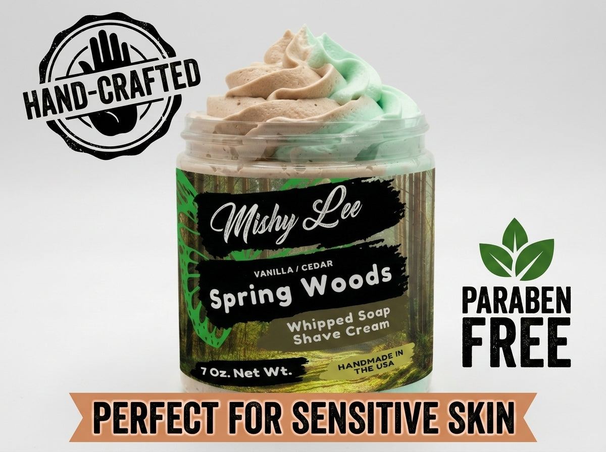 Spring Woods Whipped Soap and Shave Cream Mishy Lee Boutique