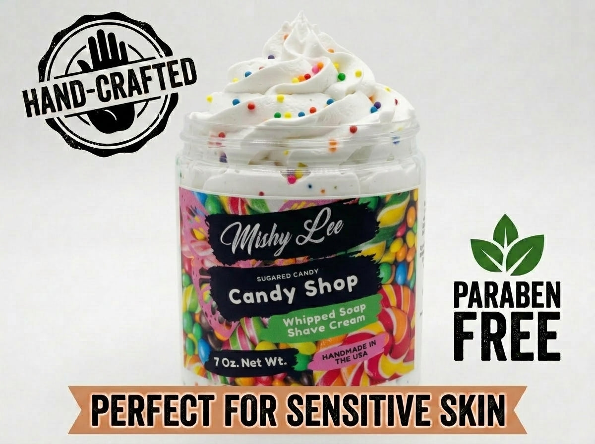Candy Shop Whipped Soap and Shave Cream Mishy Lee Boutique