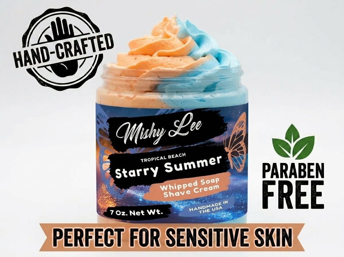 Starry Summer Whipped Soap and Shave Cream Mishy Lee Boutique