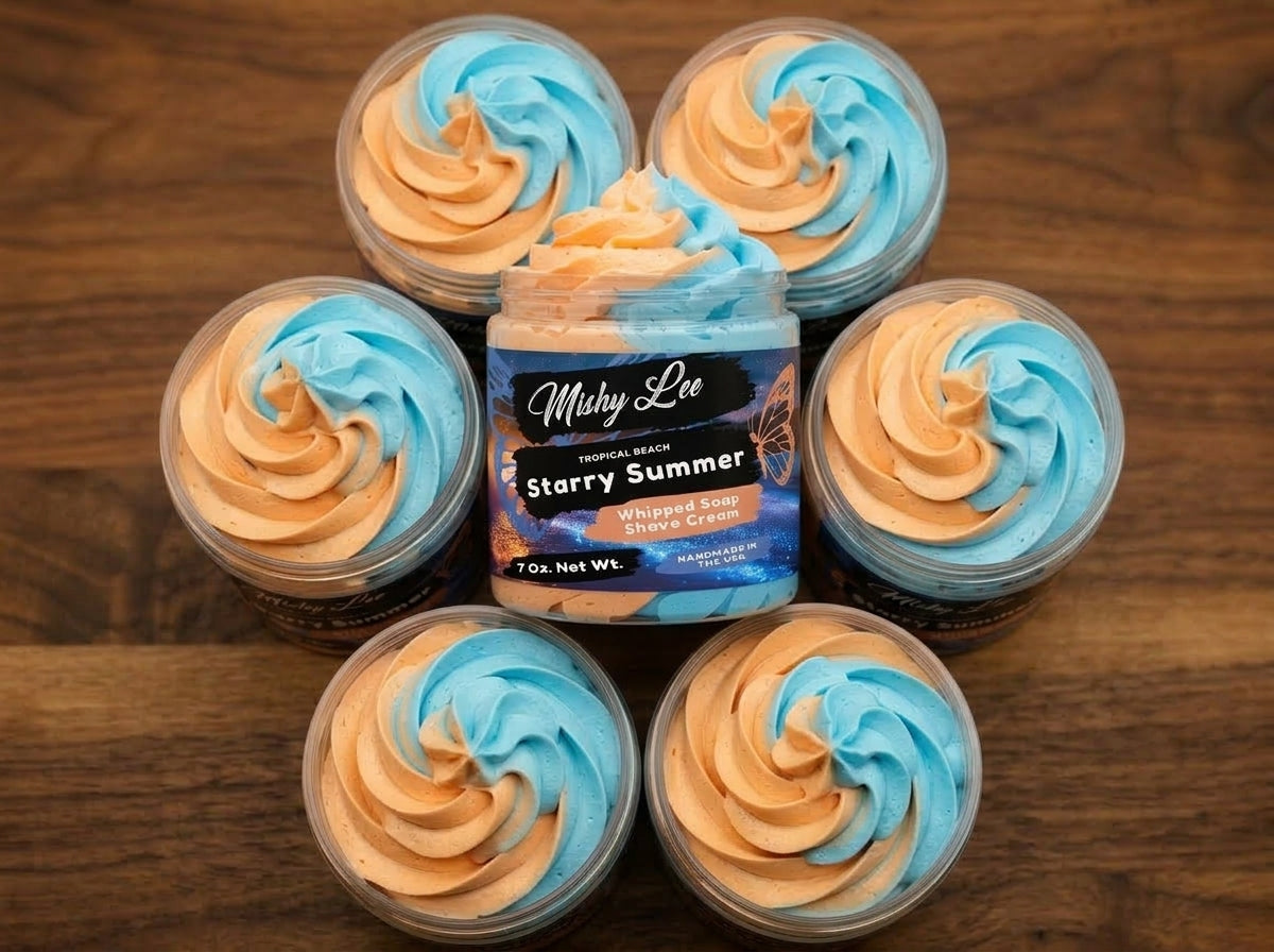 Starry Summer Whipped Soap and Shave Cream Mishy Lee Boutique