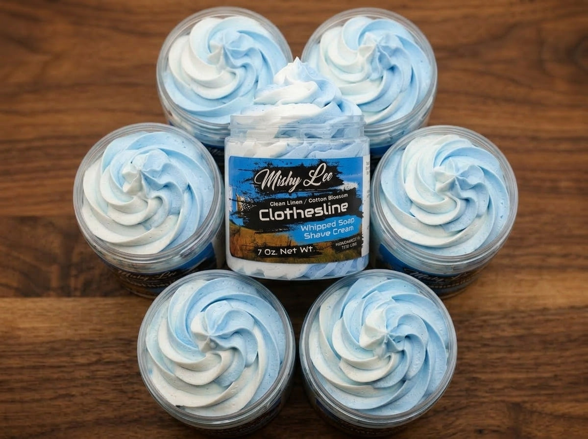 Clothesline Whipped Soap and Shave Cream Mishy Lee Boutique