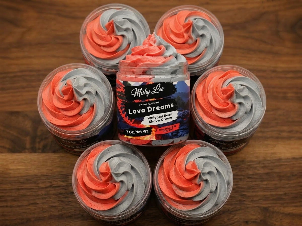 Lava Dreams Whipped Soap and Shave Cream Mishy Lee Boutique