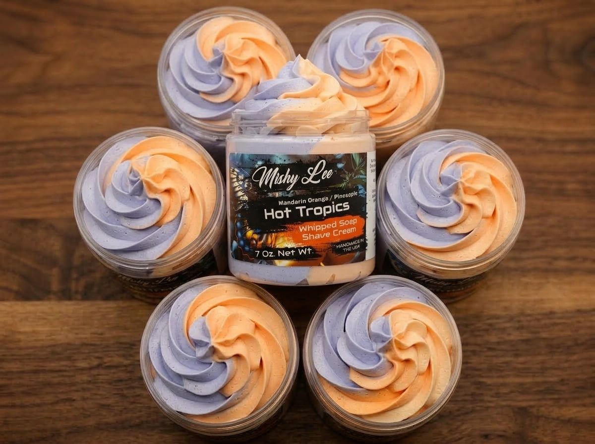 Hot Tropics Whipped Soap and Shave Cream Mishy Lee Boutique