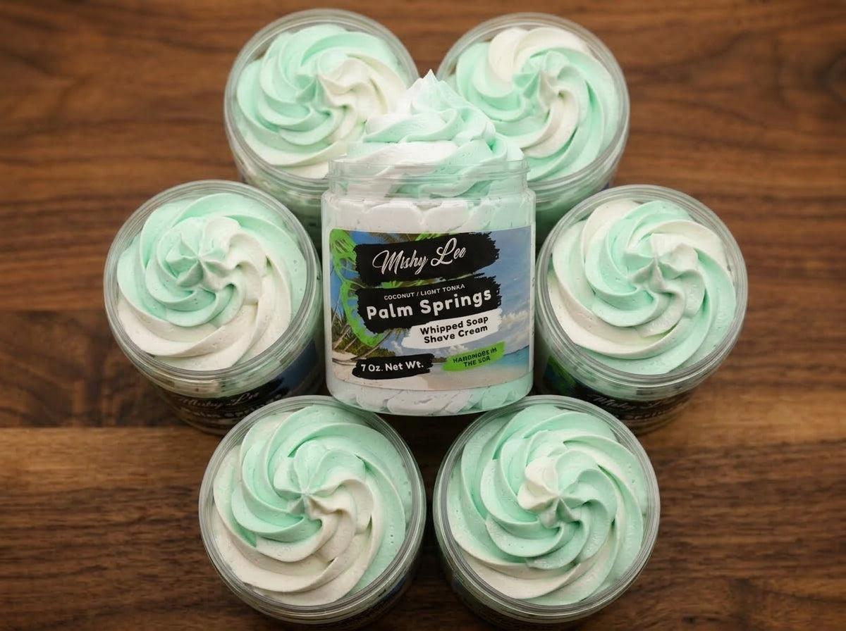 Palm Springs Whipped Soap and Shave Cream Mishy Lee Boutique