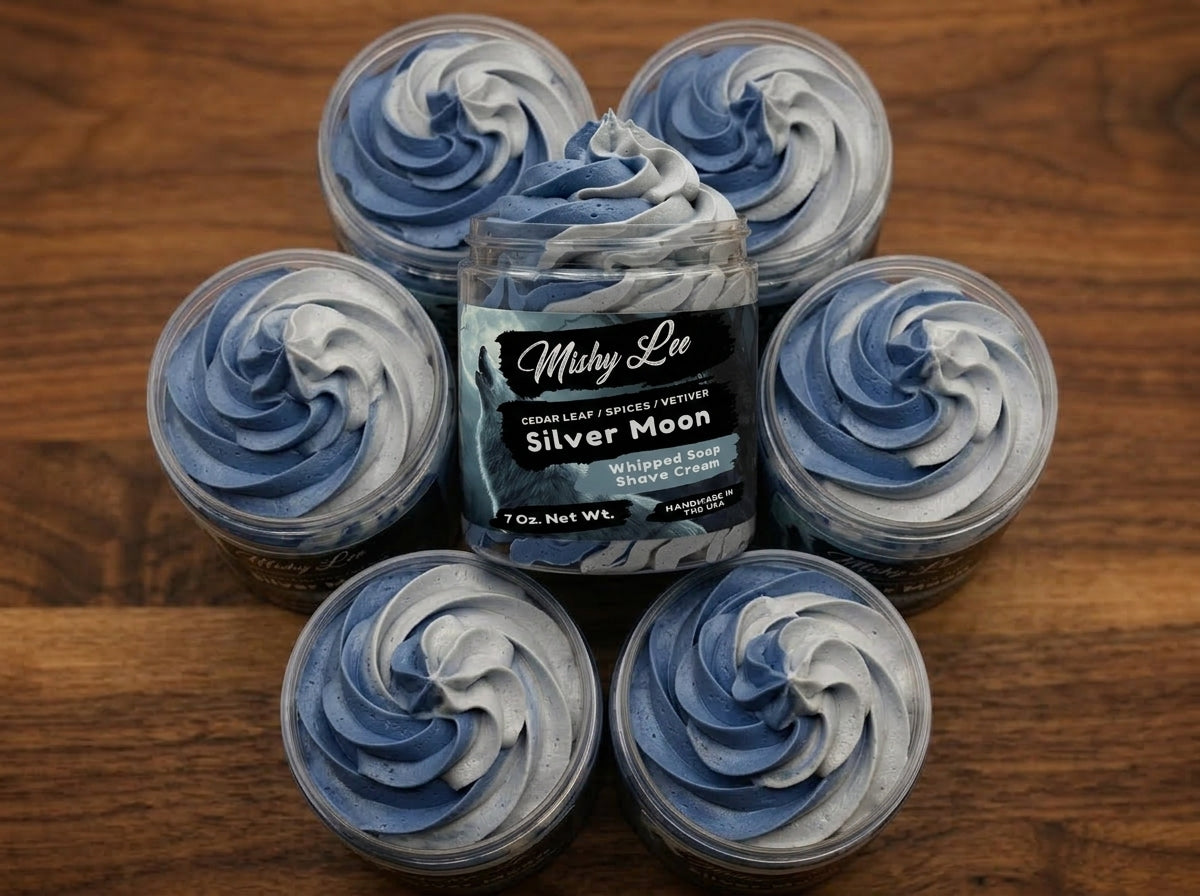 Silver Moon Men's Whipped Soap and Shave Cream Mishy Lee Boutique