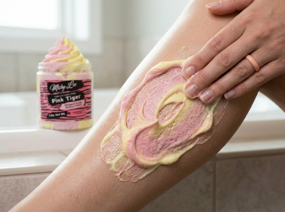 Pink Tiger Whipped Soap and Shave Cream Mishy Lee Boutique