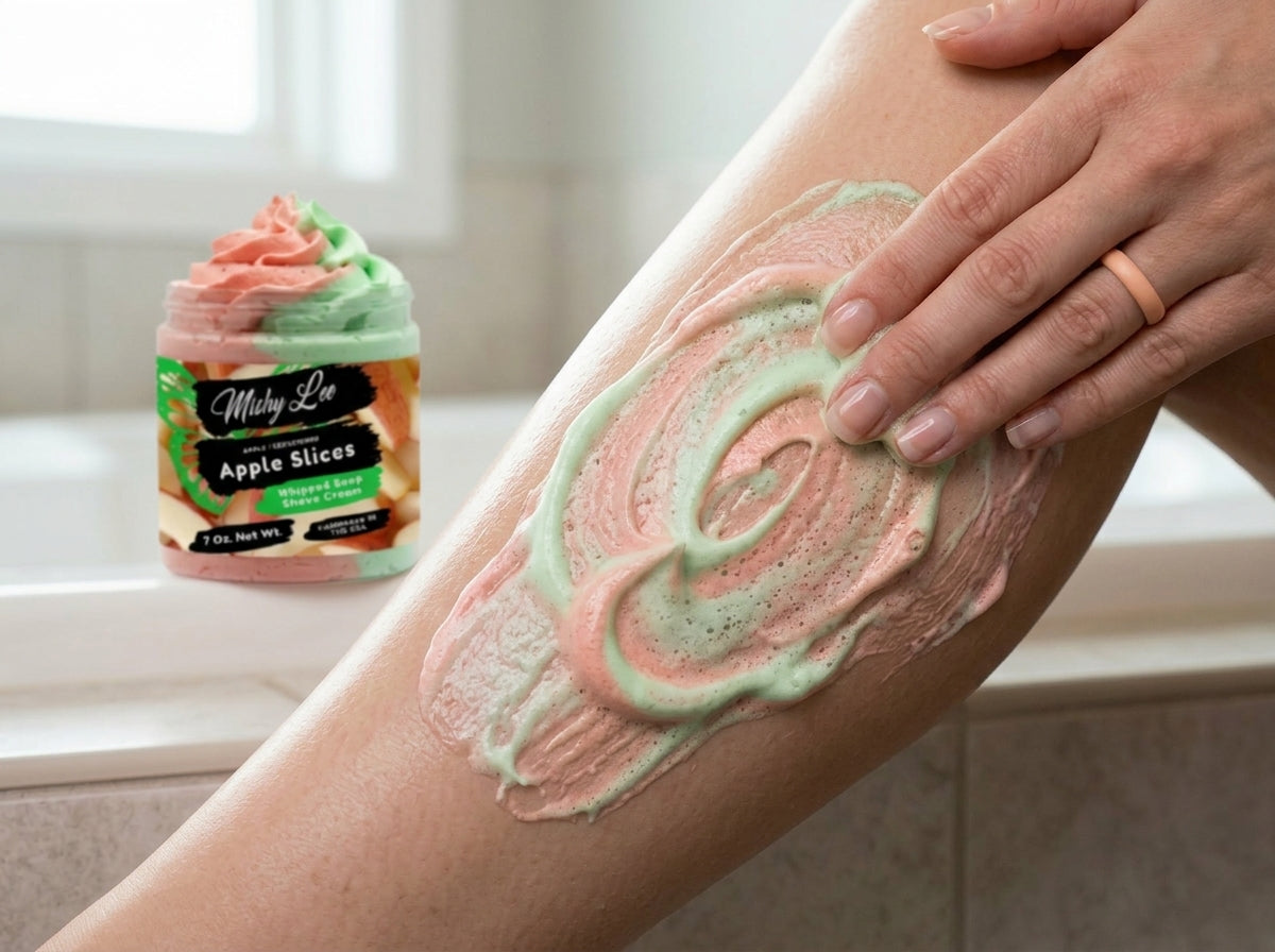 Apple Slices Whipped Soap and Shave Cream Mishy Lee Boutique