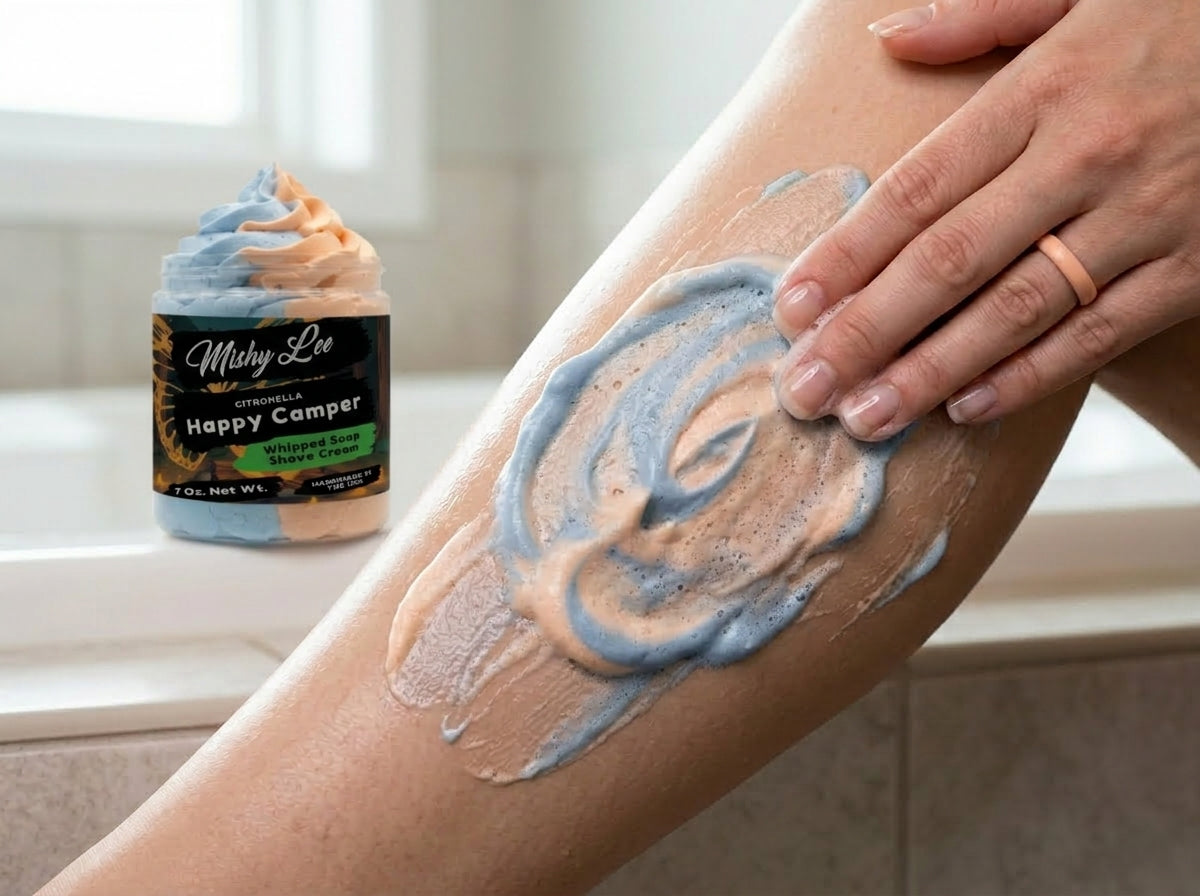 Happy Camper Whipped Soap and Shave Cream Mishy Lee Boutique