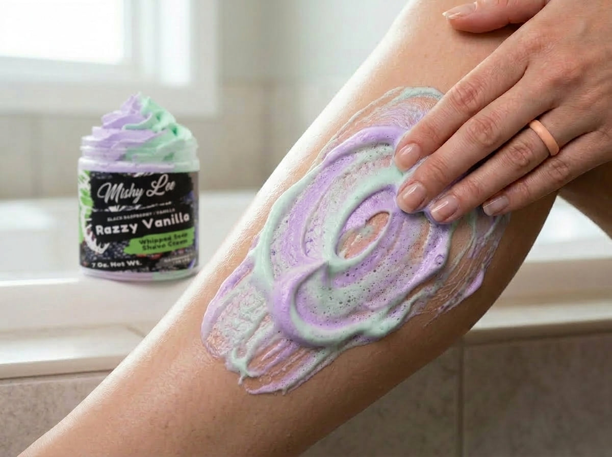 Razzy Vanilla Whipped Soap and Shave Cream Mishy Lee Boutique