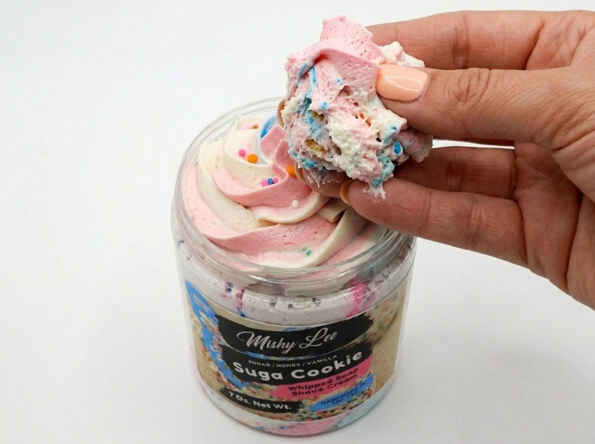 Suga Cookie Whipped Soap and Shave Cream Mishy Lee Boutique