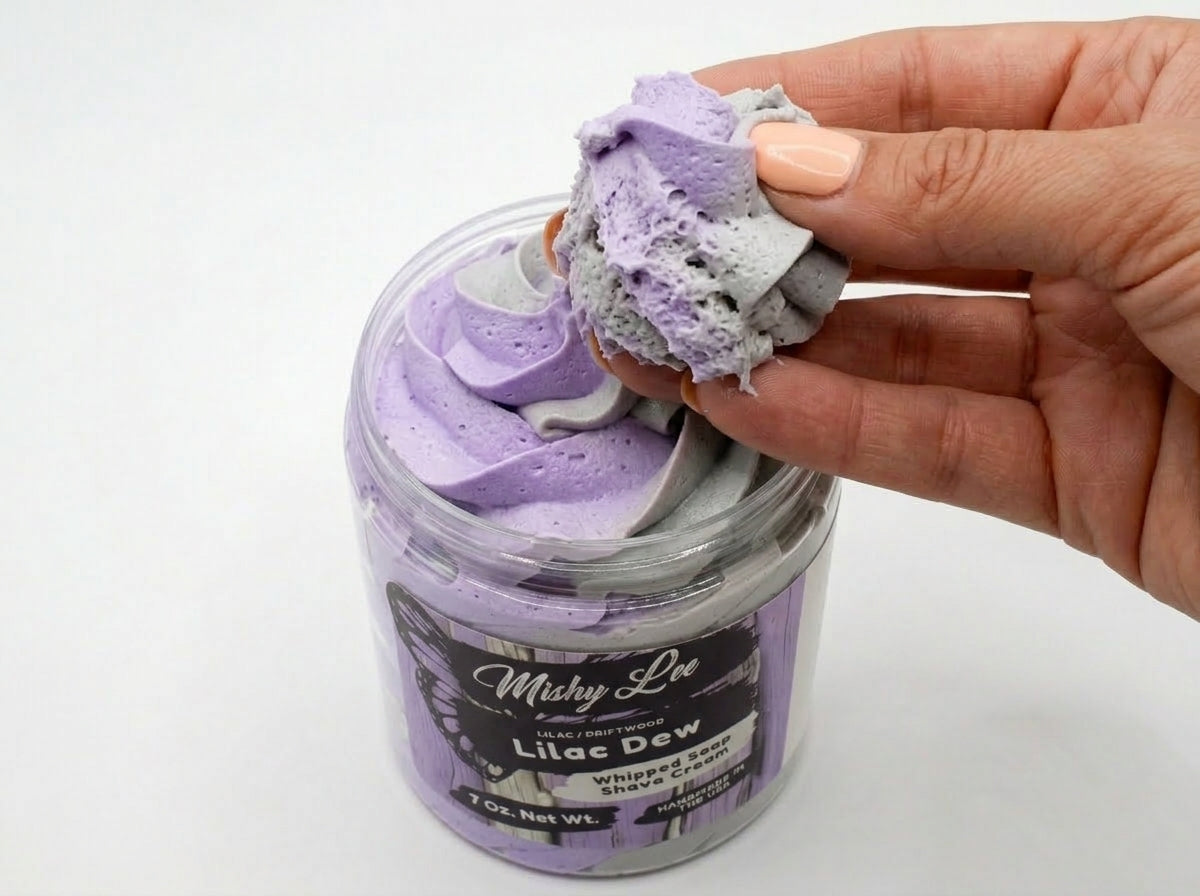 Lilac Dew Whipped Soap and Shave Cream Mishy Lee Boutique