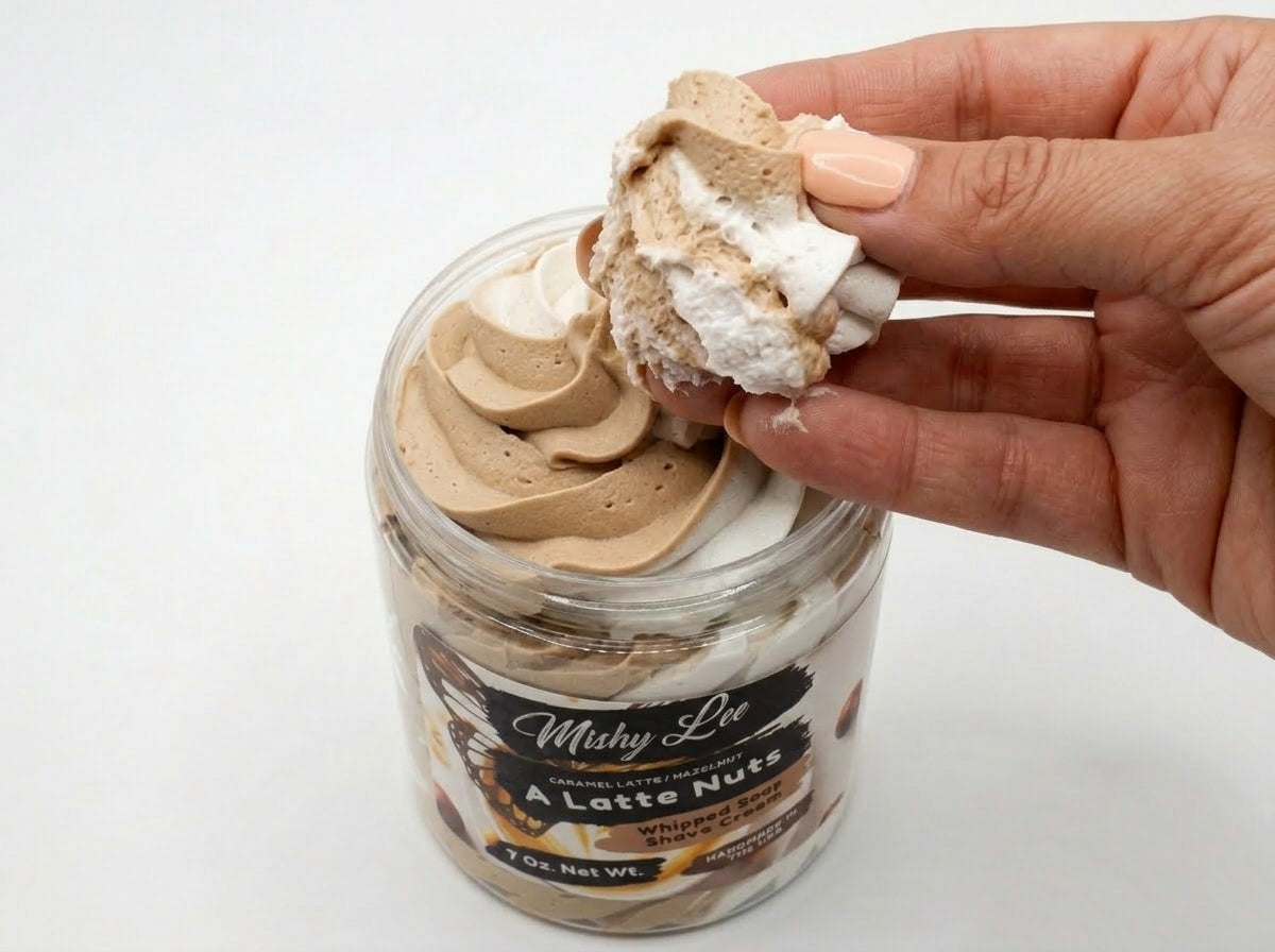 A Latte Nuts Whipped Soap and Shave Cream Mishy Lee Boutique