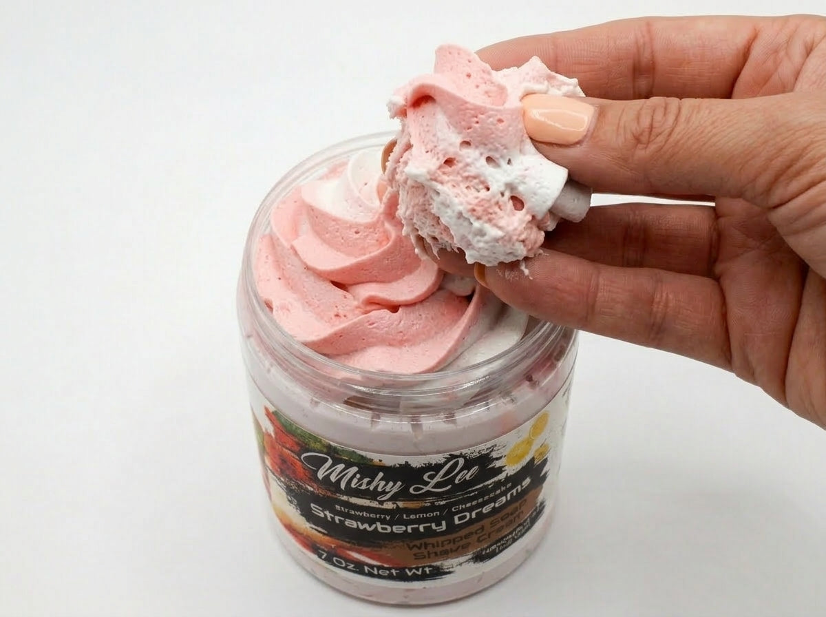 Strawberry Dreams Whipped Soap and Shave Cream Mishy Lee Boutique