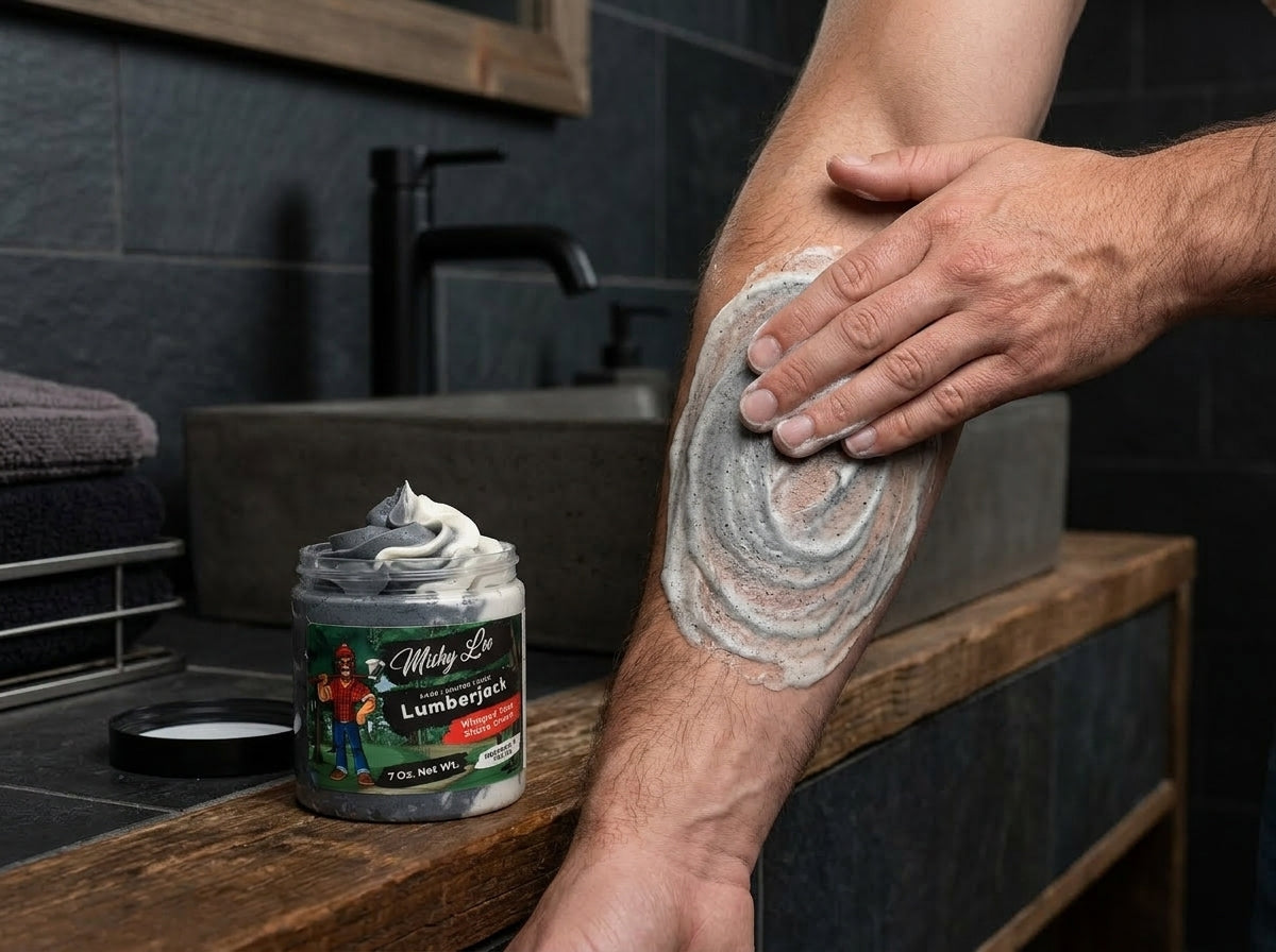 Lumberjack Men's Whipped Soap and Shave Cream Mishy Lee Boutique